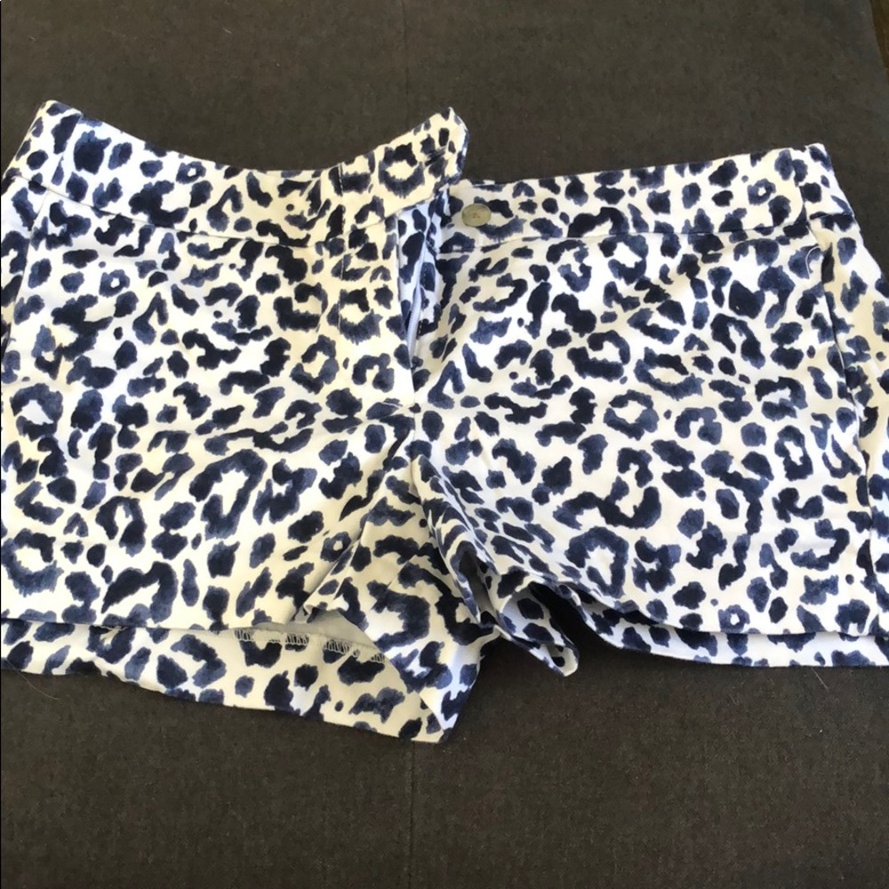 Cheetah / leopard print jcrew shorts